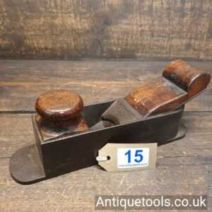 Early Antique Dovetailed Mitre Plane with Hardwood Infill
