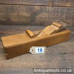 Superb Large Antique 14” Carpenter’s Beechwood Mitre Plane