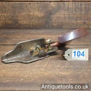 Rare cast steel Lancashire pattern mitre plane