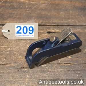 Lot 209 Vintage Record No: 075 bullnose plane