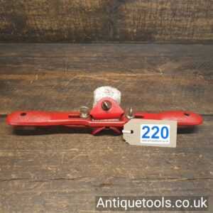 Lot 220 Vintage Record tools No: A65 chamfer spokeshave