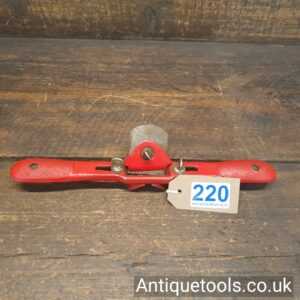 Lot 220 Vintage Record tools No: A65 chamfer spokeshave