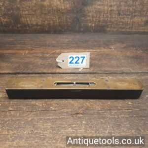 Vintage Rabone and Son’s Rosewood and Brass Spirit Level