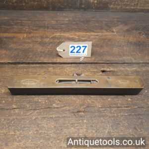 Lot 227 Unusual Vintage Rabone and son’s rosewood and brass spirit level