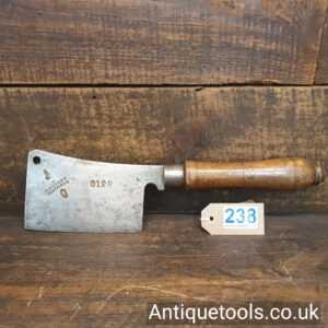Vintage Robert Sorby 5 ½” Butchers No: 0128 Cleaver Beechwood Handle