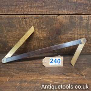 Lot 240 Vintage Boatbuilders double ended rosewood and brass bevel