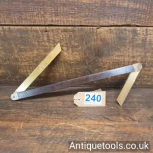 Lot 240 Vintage Boatbuilders double ended rosewood and brass bevel
