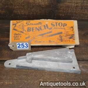 Lot 253 Vintage adjustable alloy bench stop by ‘Sonnette’