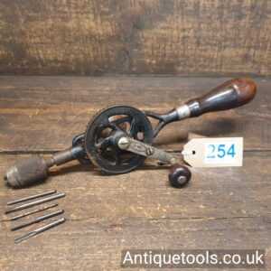 Lot: 254 Millers Falls No:1 Egg Beater Hand Drill