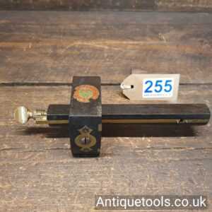 Lot: 255 Marples Rosewood & Brass Mortice Gauge