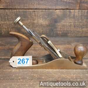 Lot 267 – Vintage Whatco brass bodied plane with Norris style adjuster