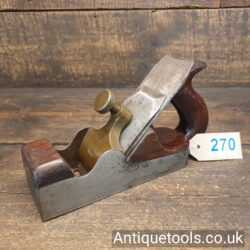 Antique Edward Preston No: 1372 Dovetailed Parallel Sided Smoothing Plane