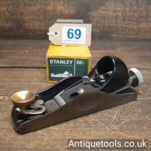 Vintage Stanley England No: 60 ½ Low Angle Adjustable Throat Block Plane