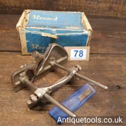 Vintage Record No: 043 Plough Plane Complete With 3 Cutters