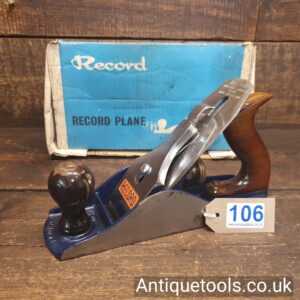Lot 106 Vintage Record No: 04 ½ wide bodied smoothing plane