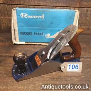 Lot 106 Vintage Record No: 04 ½ wide bodied smoothing plane