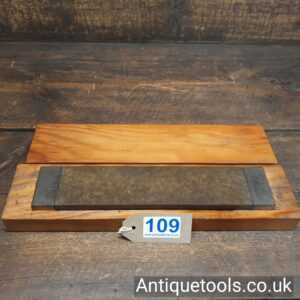 Lot 109 Vintage 8” x 2” Washita oil stone in a nice pine box