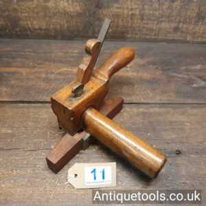 Lot 11: Rare Antique Beechwood & Brass Coachmaker’s Plough Plane