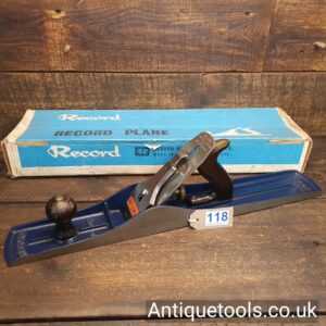 Vintage Record No: 07 Jointer Plane Near Mint Boxed