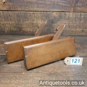 Lot 121 Pair of antique G. Berry, Old Street sash ovolo beechwood moulding planes