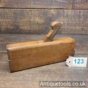 Lot 123 Antique Griffiths of Norwich 2 ¾” wide highly complex beechwood moulding plane