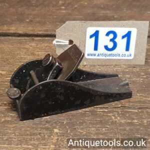 Lot 131 Rare vintage Stanley Rule & Level Co. USA No: 101 ½ miniature bullnose block plane