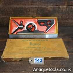 Vintage Chesterman No: 80 Cast Steel Combination Square