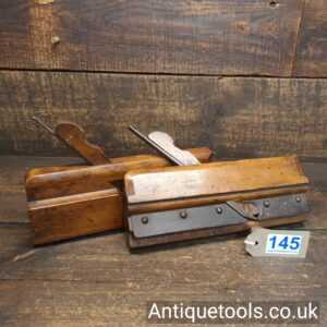 Pair Of Vintage Highgate Tool Co Tongue And Groove Beechwood Planes