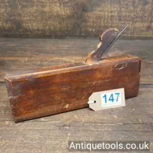 Lot 147 Antique James Parker Grahamstown (South Africa) lambs tongue sash beechwood moulding plane