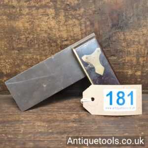 Lot 181 Unusual but nice vintage Rosewood and Brass ¾” try square