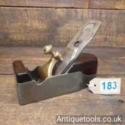 Antique John Moseley & Son London Rosewood Infill Smoothing Plane