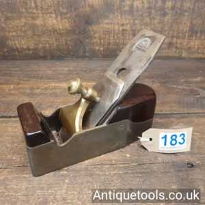 Lot 183 Antique John Moseley & Son (London) rosewood infill smoothing plane
