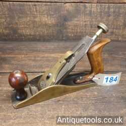 Vintage GTL Guaranteed Tools Ltd Brass Bodies Smoothing Plane