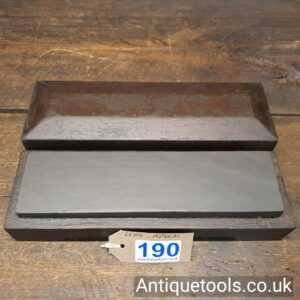 Lot 190 Vintage 8 ½” x 2 ¼” Natural Lynn Idwal honing stone