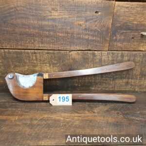 Lot 195 Rare antique Mc queen & Son of Newcastle Rosewood bound Farriers animal tail cutter