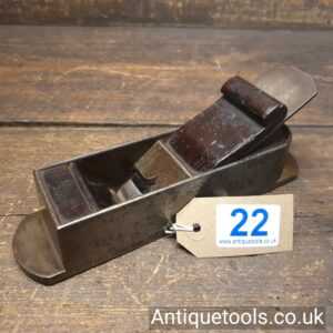 Lot 22: Antique 19th Century 8” Buck of London Mitre Plane with Rosewood Infill
