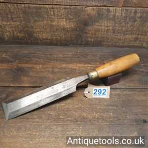 Lot 292 Rare antique & wonderfully large 2” wide Ward & Payne paring chisel
