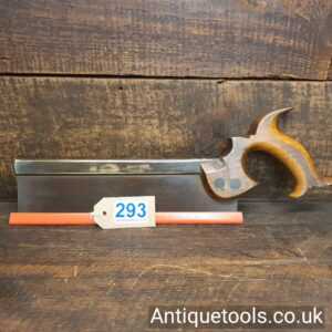 Lot 293 Antique Groves & Sons brass back dovetail saw