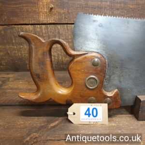 Lot 40 - Antique 26 ½” Henry Disston, Philadelphia USA D7 hand saw