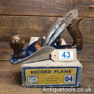 Lot 43 - Vintage 1950’s Record No: 04 smoothing plane in original box