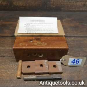 Vintage 1/2” W. Marples & Sons No: 7734 Wood Screw Box And Tap