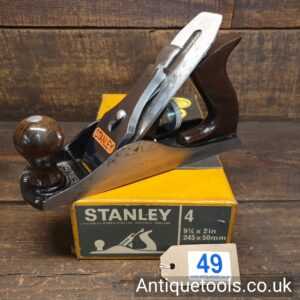 Lot 49 - Vintage Boxed Stanley England No: 4 smoothing plane