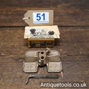 Lot 51 - Vintage Stanley England No: 271 router plane in original box