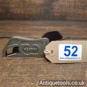 Lot 52 - Rare vintage 3/8” Record No: 1366 bull nose rabbet plane