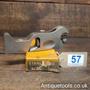 Lot 57 - Vintage boxed Stanley England No: 93 shoulder plane