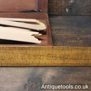 Lot 61 – Mahogany boxed set of 25 Stanley, London plus 8 other vintage curve technical drawing templates