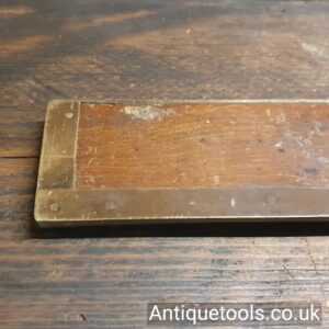 Lot 62 - Antique boxwood & brass Paper trade yardstick rule