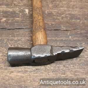 Lot 01:  Early Ornate Antique Hand Forged Hammer