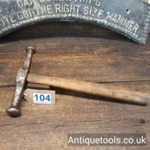 Lot: 104 Antique Panel Beaters Mushroom-Headed Hammer