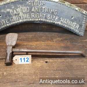 Lot: 112 Primitive Blacksmiths Grocers Multi Hammer
